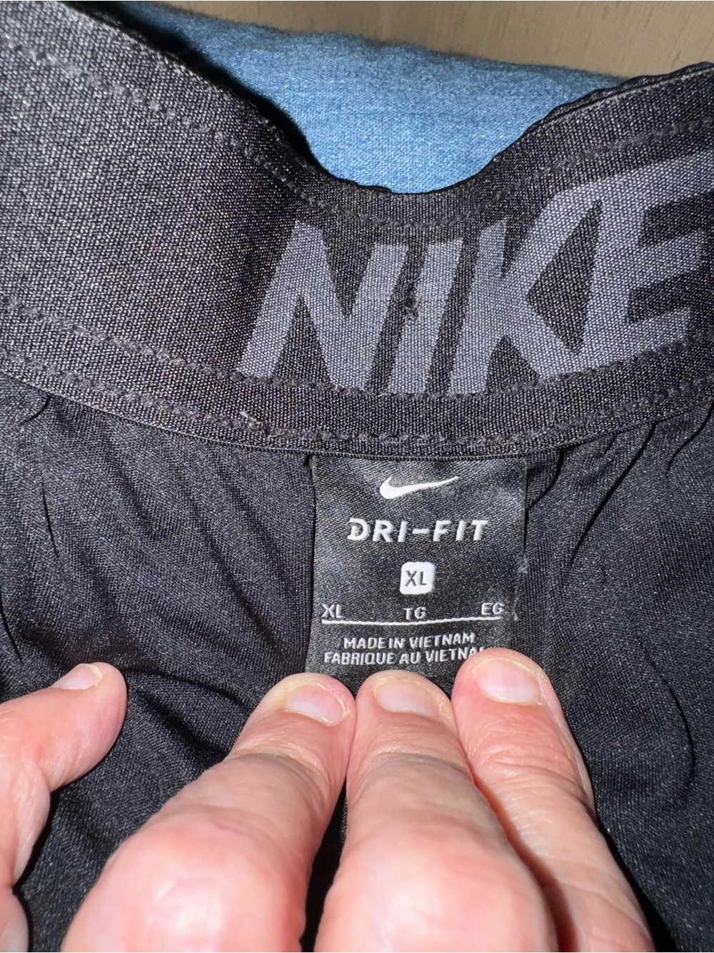 Nike Black Men’s Athletic Running Shorts with Swoosh